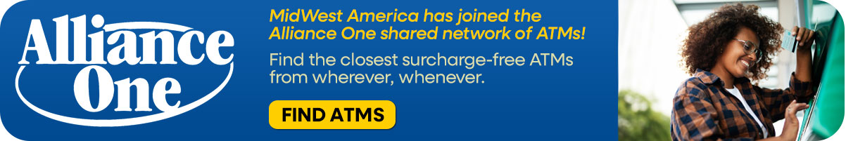 Find ATMs on Alliance One's shared network 